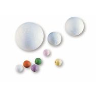 Boule cotillon Ø 30 mm blanc (Sachet de 50)