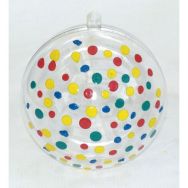 Boule de noël plastique Ø 80 mm (Lot de 6)