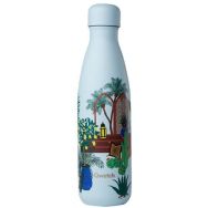 Bouteille isotherme étanche - Thème Voyages - 500mL - Qwetch