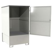 Box de rétention métallique 1 GRV - 1000L - Manutan