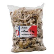 Bracelet caoutchouc L:180 mm ép:10 mm Pois: 1 kg