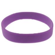 Bracelet en silicone uni - Adulte - Violet