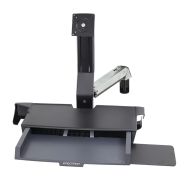 Bras ergonomique StyleView Combo assis-debout avec plan de travail - Ergotron