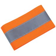 Brassard réfléchissant orange fluo - Manutan