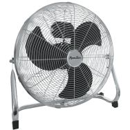 Brasseur d'air métal chromé à poser 100 W - Ø 45 cm