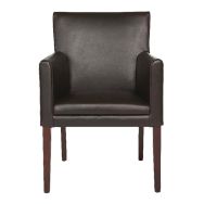 Bridge Cuba croûte de cuir coloris chocolat