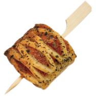 Brochette en bambou plate - 15 cm