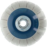 Brosse conique pour meuleuse fil ondulé 0,3 inox 100xM14 T24