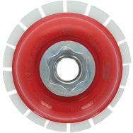 Brosse coupe pour meuleuse fil torsadé 0,5 - Norton