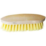 Brosse crinière polypropylène monture bois