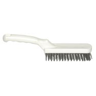 Brosse inox à manche pour grill 300mm