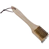 Brosse pour grille avec manche en bois - Cook