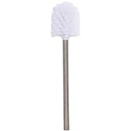 Brosse wc manche inox boule blanche
