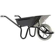 Brouette Excellium - Capacité 100 L, Roue bandage : Pneumatique increvable