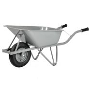 Brouette M-110 - 100 L - Roue pneumatique - Gris