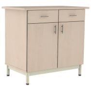 Buffet Arcus 2 portes 2 tiroirs érable - beige 1013
