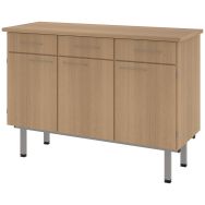 Buffet Viva 3 portes 3 tiroirs avec serrure Rodet