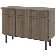 Buffet Viva 3 portes 3 tiroirs sans serrure Rodet