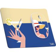 Bundle tapis de souris et souris sans fil Cocktail Exclusiv