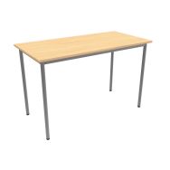 Bureau 4 pieds métal hébergement Thélia - Manutan Expert