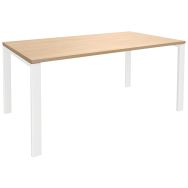Bureau Aeris 140x80cm chêne/blanc