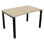 Bureau Astro Arche droit échancré 120 x 80 cm Buronomic