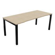 Bureau Astro Arche droit échancré 180 x 80 cm Buronomic