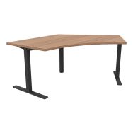 Bureau réglable symétrique IDEA 120 avec pied soutien