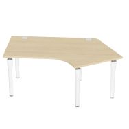 Bureau Noga asymétrique 120° retour à droite