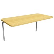 Bureau amovible pied de lit MAXX 105x50 cm Chêne bardolino