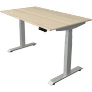 Bureau assis/debout Move4, électr. L140xP80xH64-129cm, érable