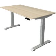 Bureau assis/debout Move4, électr. L160xP80xH64-129cm, érable