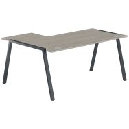 Bureau asymétrique Gary prof 120 cm retour à droite