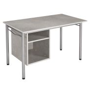 Bureau avec caisson suspendu 2 niches hébergement Alba Rodet