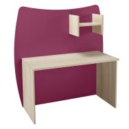Bureau avec crédence Forma 120x75x60 cm