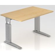 Bureau avec piètement en C série US12 - 120x80 cm - Hammerbacher