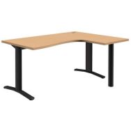 Bureau compact Adjust-T - retour gauche - Longueur 160 cm