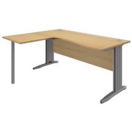 Bureau compact Ticka - Hêtre - Quadrifloglio, Type : Retour à gauche