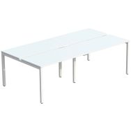 Bureau droit 4 places Bench Easy Office Paperflow