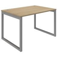 Bureau droit Air - Chêne clair - Quadrifloglio, Largeur hors tout : 120 cm
