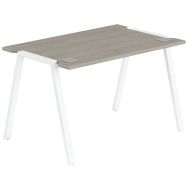 Bureau droit Gary pied fixe profondeur 80 cm - MBA