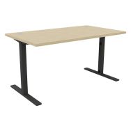 Bureau réglable IDEA droit 120x80 cm