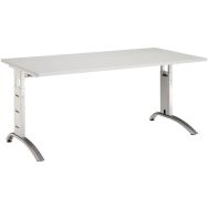 Bureau droit Mittis - Gris clair