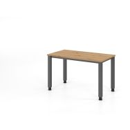 Bureau droit à 4 pieds carrés - 120x67 cm - Hammerbacher