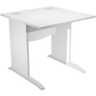 Bureau droit avec pieds L en bois Visual - Artarredi