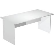 Bureau droit avec pieds panneaux Fast - 160 cm - Artarredi