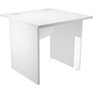 Bureau droit avec pieds panneaux Visual - Artarredi