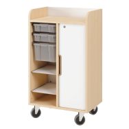 Bureau mobile enseignant MOBIDESK LudiKid H.106 cm-Manutan Expert