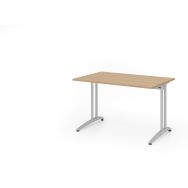 Bureau piètement en C série BS12 - 120 x 80 cm - Hammerbacher