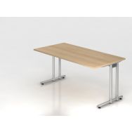Bureau piètement en C série NS16 - 160 x 80 cm - Hammerbacher